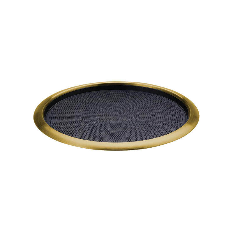 Service Ideas Tray 18 8 Stainless Steel With Removable Insert 16 x 14 Vintage Gold Finish Service Ideas Tray 18 8 Stainless Steel With Removable Insert 16 x 14 Vintage Gold Finish