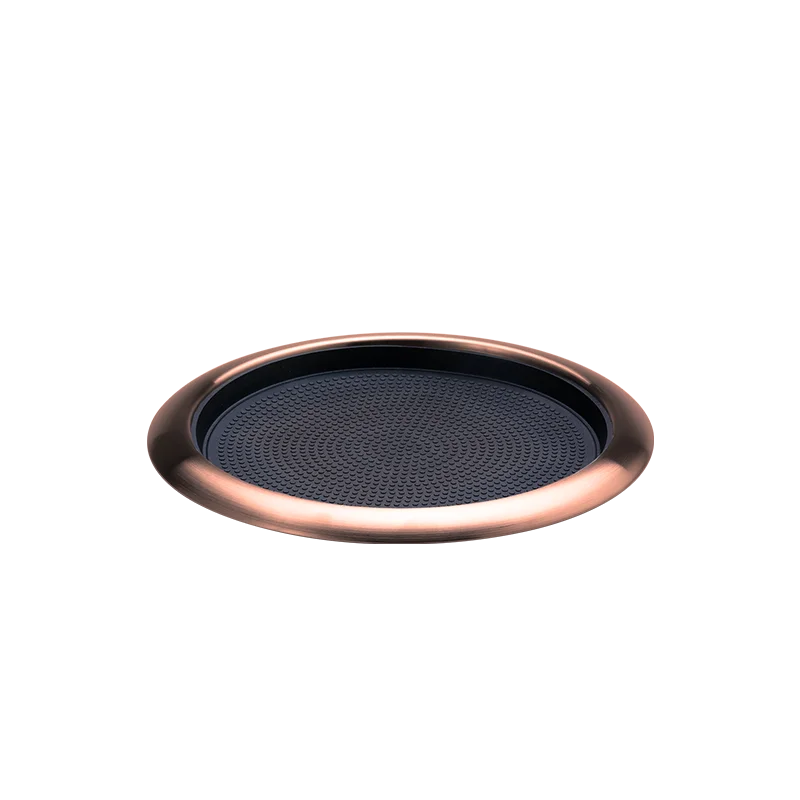 Service Ideas Tray 18 8 Rose Gold With Removable Insert 14 x 12