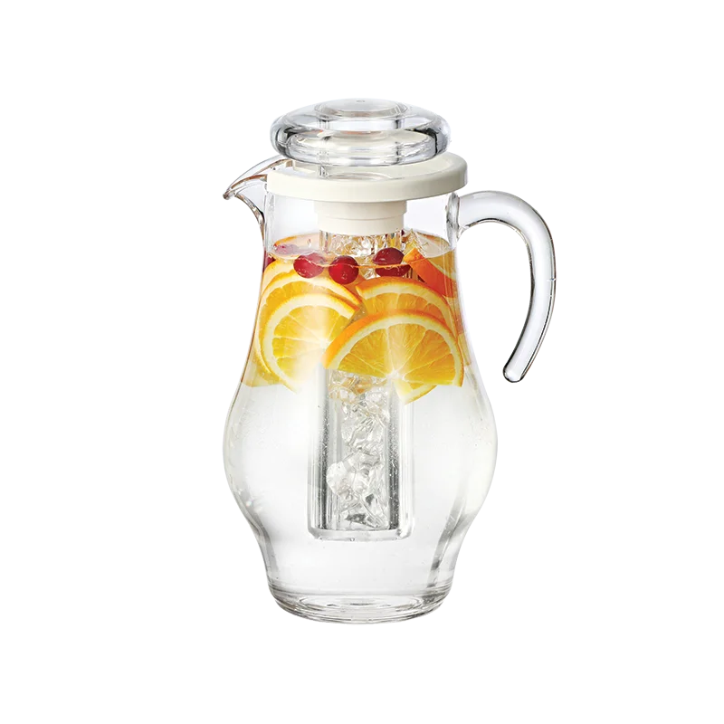 Service Ideas Pitcher SAN 2.4 Liter Bell Shape - Set of 6 pieces