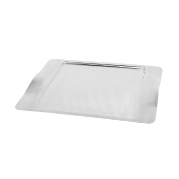 Service Ideas Rectangular Tray Stainless Steel 16 x 13 Polished Finish