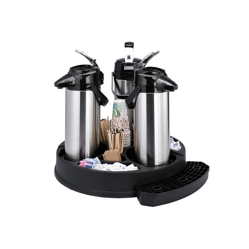 Service Ideas Plastic Roto Rack For 3 Pots Black Service Ideas Plastic Roto Rack For 3 Pots Black