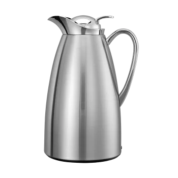 Service Ideas Carafe 1 Liter Gland Brushed And Polished Finish
