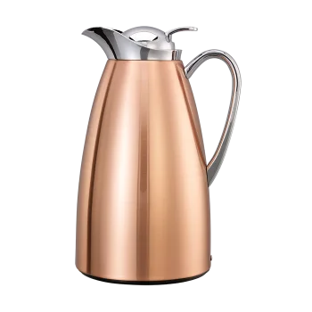 Service Ideas Carafe 1 Liter Gland Copper Finish