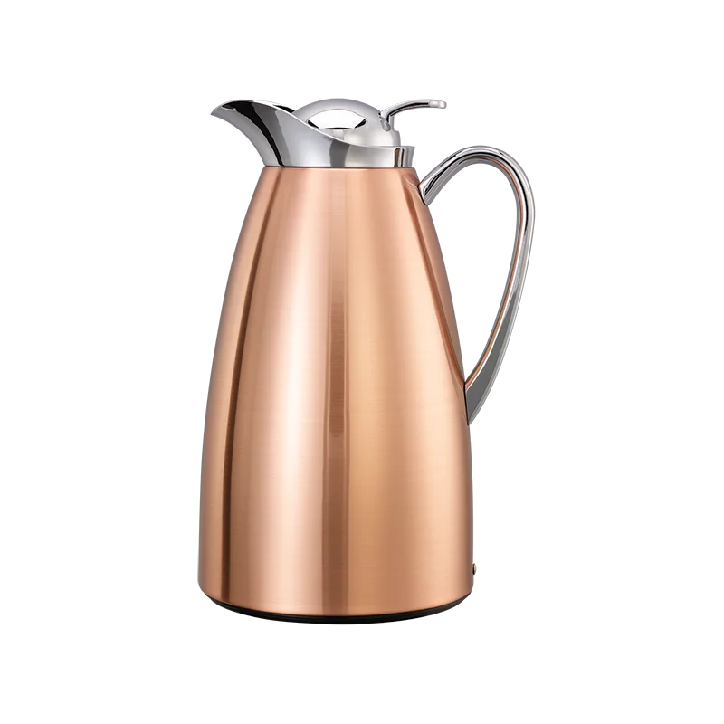 Service Ideas Carafe 1 Liter Gland Copper Finish