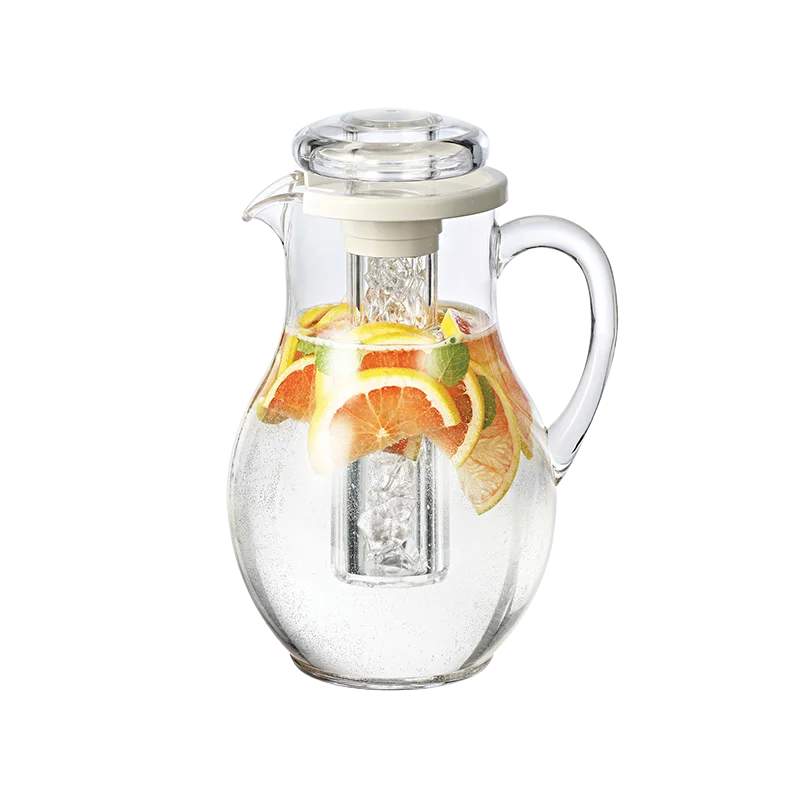 Service Ideas Pitcher BPA Free 3.0 Liter Smooth Body - Set of 6 pieces Service Ideas Pitcher BPA Free 3.0 Liter Smooth Body - Set of 6 pieces