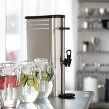 Service Ideas Slim Iced Tea Dispenser 3.5 Gallon