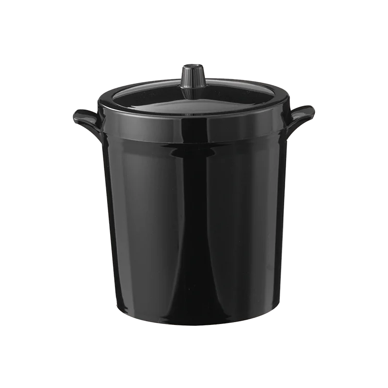 Service Ideas Ice Bucket 3 Liter Black Finish