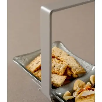 My Glass Studio Nut Bowl, Grey - Set of 4 - 19.7 x 10.3 x 15.0 cm
