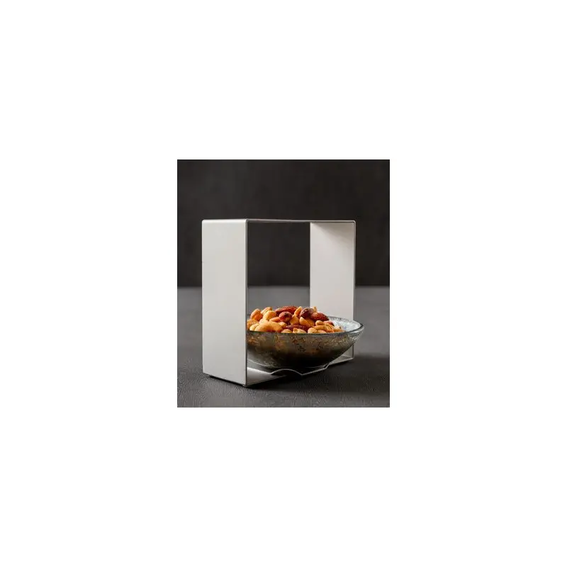 My Glass Studio Nut Bowl, Grey - Set of 2 - 14.4 x 13.8 x 13.7 cm