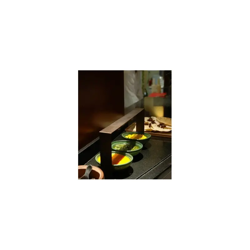 My Glass Studio Chip Dip Server, Grey - Set of 4 - 31.0 x 6.0 x 14 cm
