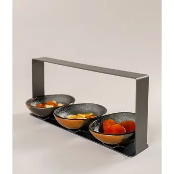 My Glass Studio Nut Bowl, Natural - Set of 4 - 31.0 x 6.0 x 14 cm