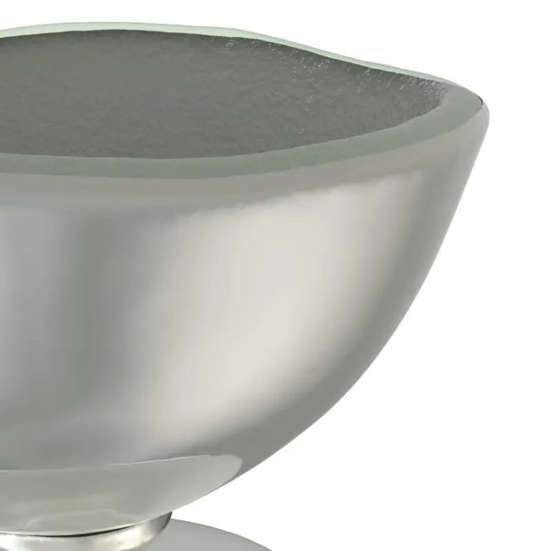 My Glass Studio Nut Bowl, Grey - Set of 10 - Dia: 10 cm, H: 7 cm