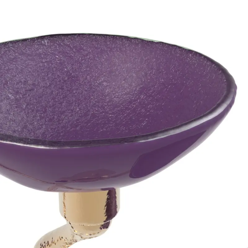 My Glass Studio Nut Bowl, Purple - Set of 4 - 37.0 x 15.0 x 34 cm - MyGlassStudio