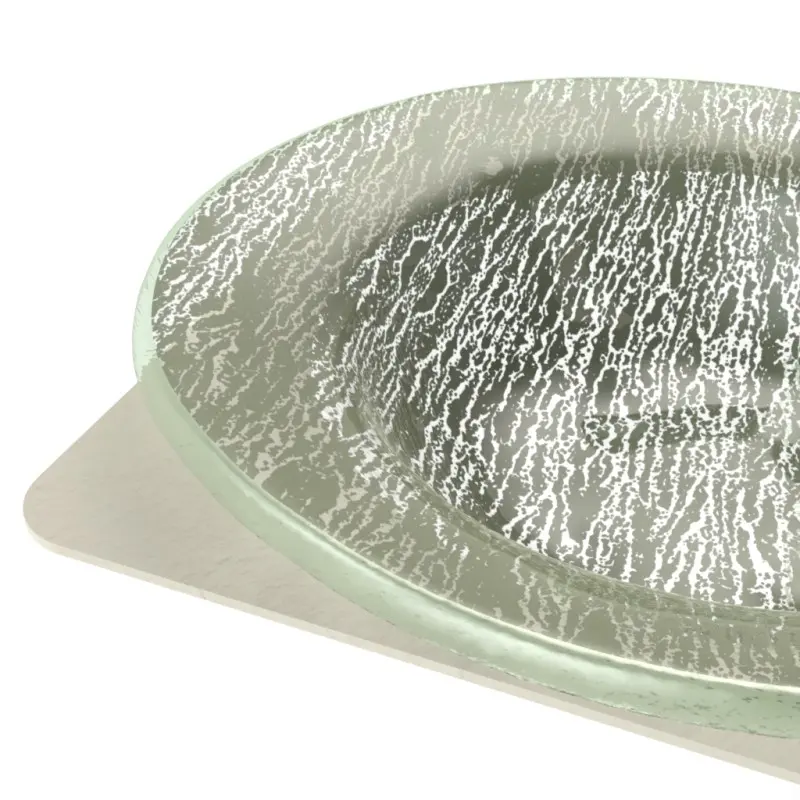 My Glass Studio Appetizer Server, Green - Set of 2 - 32.6 x 32.6 x 43.2 cm My Glass Studio Appetizer Server, Green - Set of 2 - 32.6 x 32.6 x 43.2 cm
