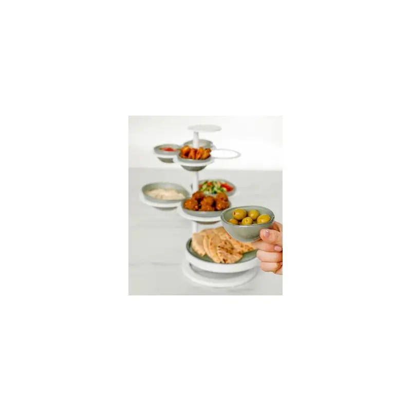 My Glass Studio Appetizer Server, Black - Set of 2 - 36.0 x 28.0 x 36.0 cm My Glass Studio Appetizer Server, Black - Set of 2 - 36.0 x 28.0 x 36.0 cm