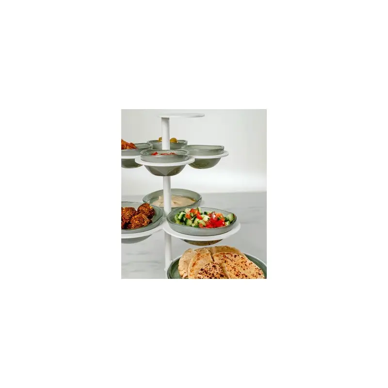 My Glass Studio Appetizer Server, Black - Set of 2 - 36.0 x 28.0 x 36.0 cm My Glass Studio Appetizer Server, Black - Set of 2 - 36.0 x 28.0 x 36.0 cm