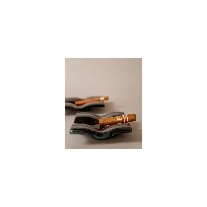 My Glass Studio Ashtray, Silver - Set of 4 - 14.0 x 14.0 x 4 cm
