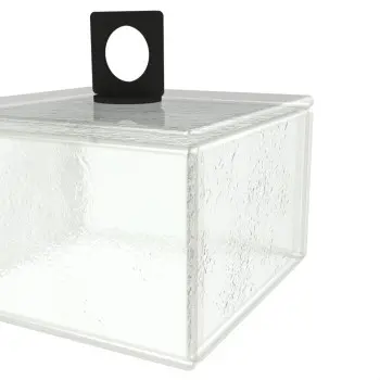 My Glass Studio Glass Food Cover, Clear - Set of 4 - 11.0 x 11.0 x 10.0 cm