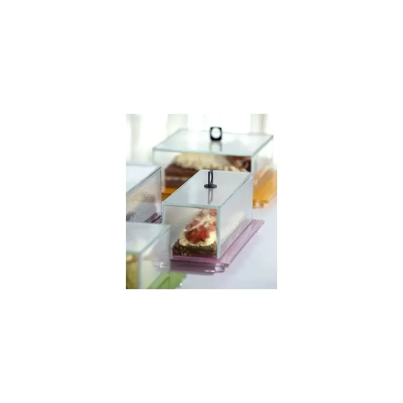 My Glass Studio Glass Food Cover, Grey - Set of 3 - 28.0 x 11.0 x 13 cm My Glass Studio Glass Food Cover, Grey - Set of 3 - 28.0 x 11.0 x 13 cm
