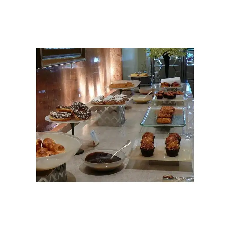 My Glass Studio Cake Stand, Clear - Set of 2 - Dia: 30 cm, H: 20 cm - MyGlassStudio