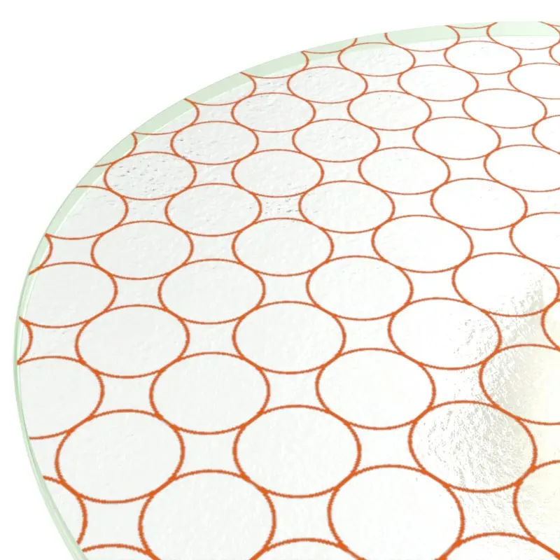 My Glass Studio Cake Stand, White - Set of 2 - Dia: 33 cm, H: 10 cm - MyGlassStudio