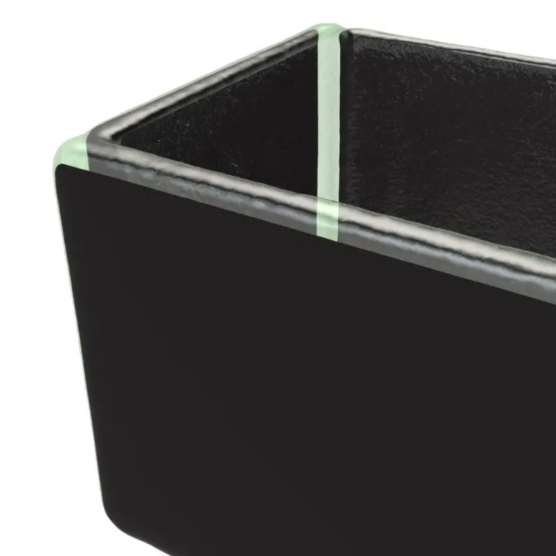 My Glass Studio Sugar Caddy, Black - Set of 6 - 10.5 x 6.2 x 5 cm My Glass Studio Sugar Caddy, Black - Set of 6 - 10.5 x 6.2 x 5 cm