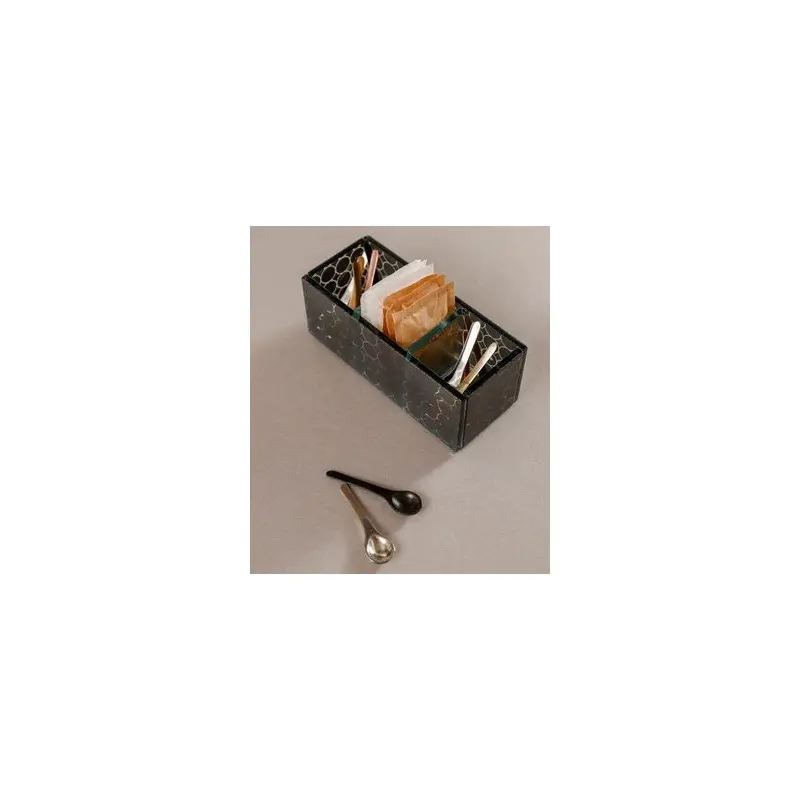 My Glass Studio Sugar Caddy, Grey - Set of 4 - 14.3 x 6.0 x 5 cm My Glass Studio Sugar Caddy, Grey - Set of 4 - 14.3 x 6.0 x 5 cm