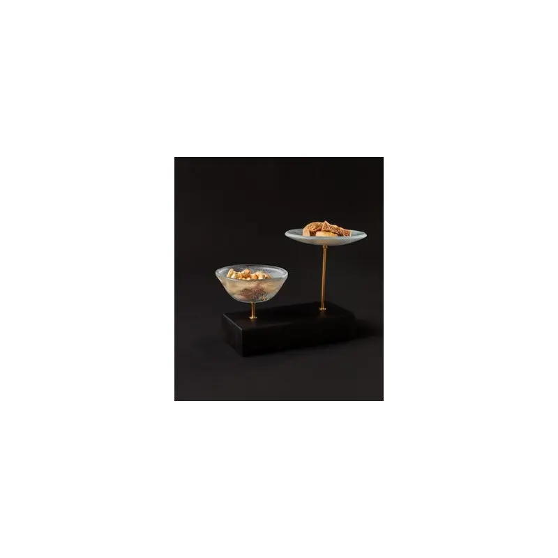 My Glass Studio Nut Bowl, Beige - Set of 4 - 17.5 x 8.0 x 15.0 cm My Glass Studio Nut Bowl, Beige - Set of 4 - 17.5 x 8.0 x 15.0 cm