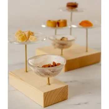 My Glass Studio Nut Bowl, Clear - Set of 4 - 17.5 x 8.0 x 15.0 cm