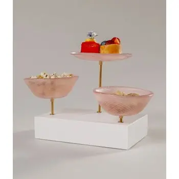 My Glass Studio Nut Bowl, Natural - Set of 4 - 17.5 x 11.0 x 15.0 cm