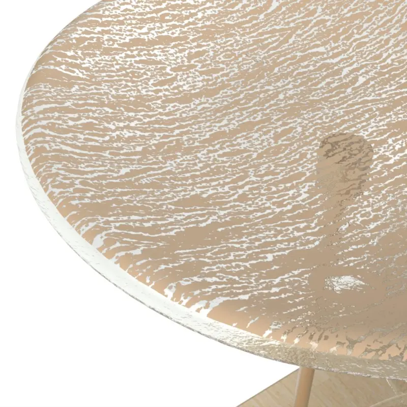 My Glass Studio Nut Bowl, Beige - Set of 4 - 21.5 x 21.5 x 19 cm