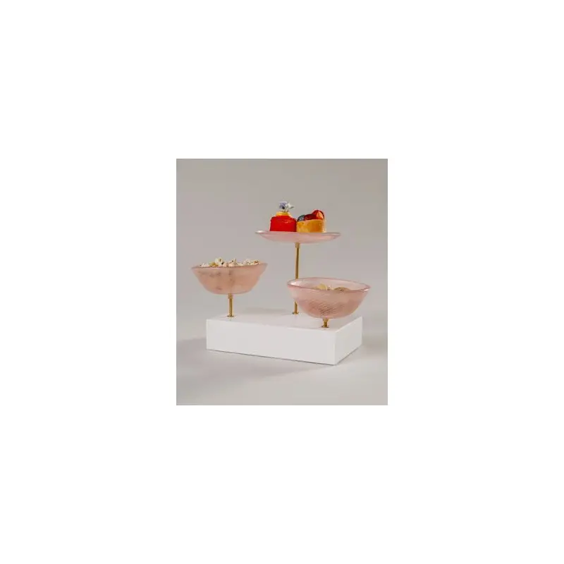 My Glass Studio Nut Bowl, Cream - Set of 4 - 17.5 x 11.0 x 15.0 cm
