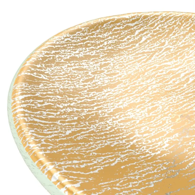 My Glass Studio Nut Bowl, Gold - Set of 4 - 17.5 x 11.0 x 15.0 cm