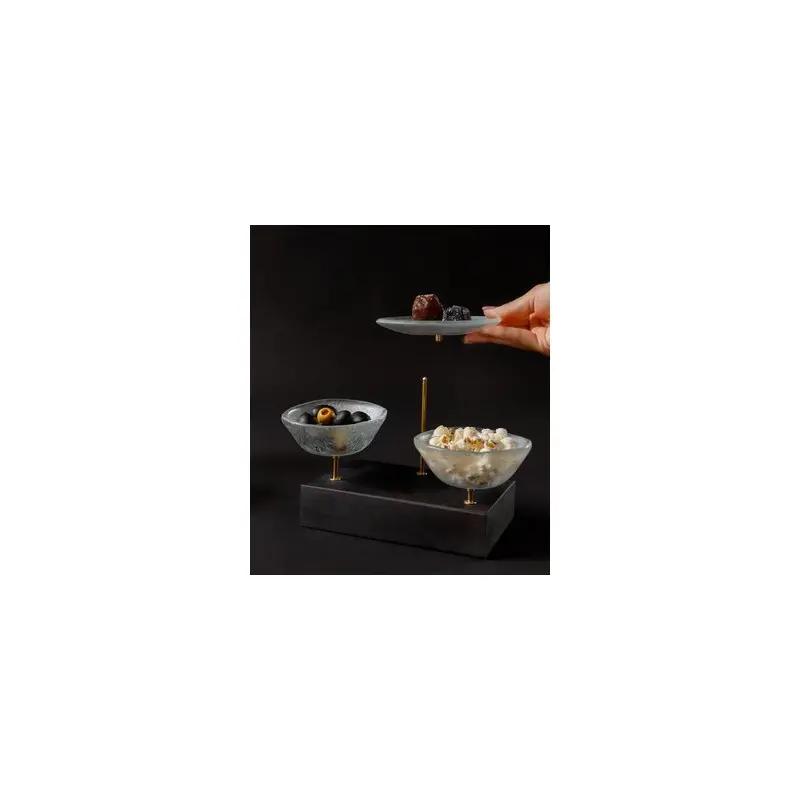 My Glass Studio Nut Bowl, Clear - Set of 4 - 17.5 x 11.0 x 15.0 cm