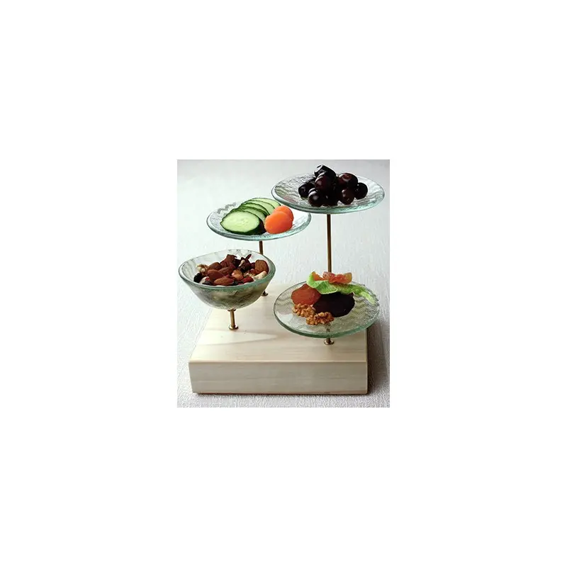 My Glass Studio Nut Bowl, Clear - Set of 4 - 21.5 x 21.5 x 19 cm