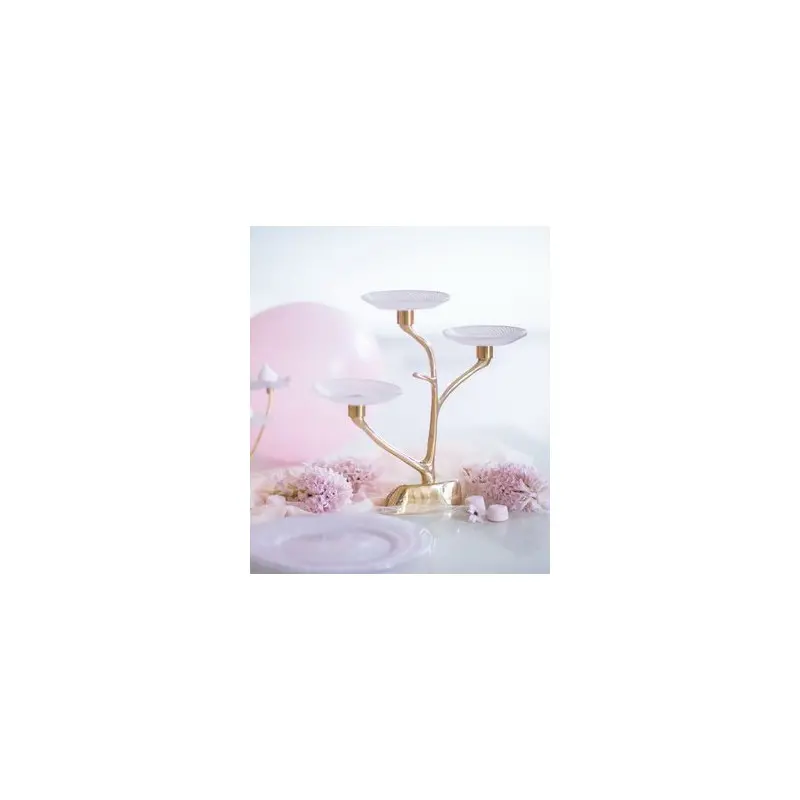 My Glass Studio Petit Fours Stand, Fuxia - Set of 4 - 35.0 x 13.0 x 31 cm My Glass Studio Petit Fours Stand, Fuxia - Set of 4 - 35.0 x 13.0 x 31 cm