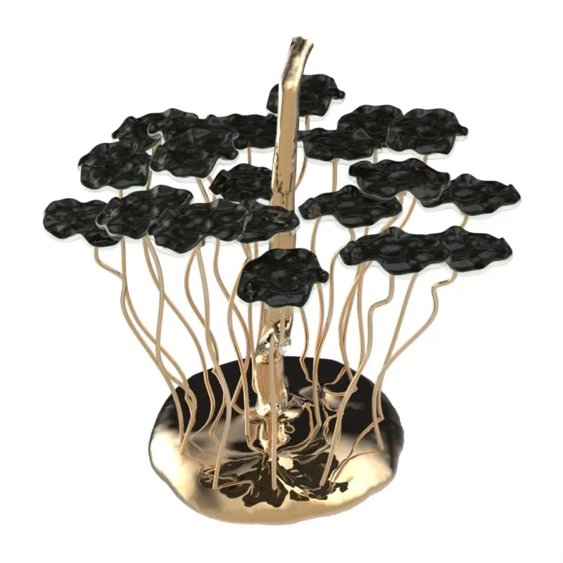 My Glass Studio Petit Fours Stand, Black - Dia: 25 cm, H: 35 cm My Glass Studio Petit Fours Stand, Black - Dia: 25 cm, H: 35 cm