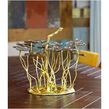 My Glass Studio Petit Fours Stand, Black - Dia: 25 cm, H: 35 cm