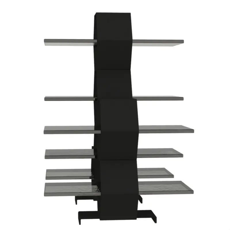 My Glass Studio Petit Fours Stand, Grey - Set of 3 - 23.7 x 20.0 x 28 cm