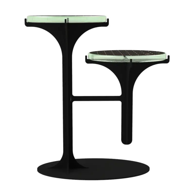 My Glass Studio Petit Fours Stand, Black - Set of 2 - 23.6 x 13.9 x 25.2 cm My Glass Studio Petit Fours Stand, Black - Set of 2 - 23.6 x 13.9 x 25.2 cm
