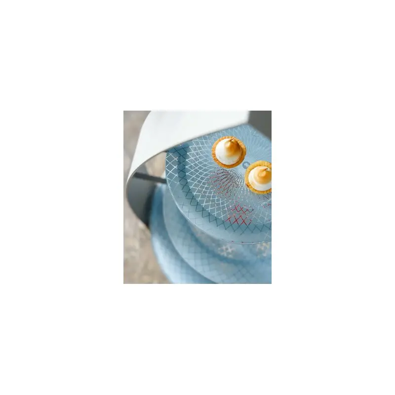 My Glass Studio Tea Stand, Grey - Set of 2 - 35.0 x 24.0 x 56 cm My Glass Studio Tea Stand, Grey - Set of 2 - 35.0 x 24.0 x 56 cm