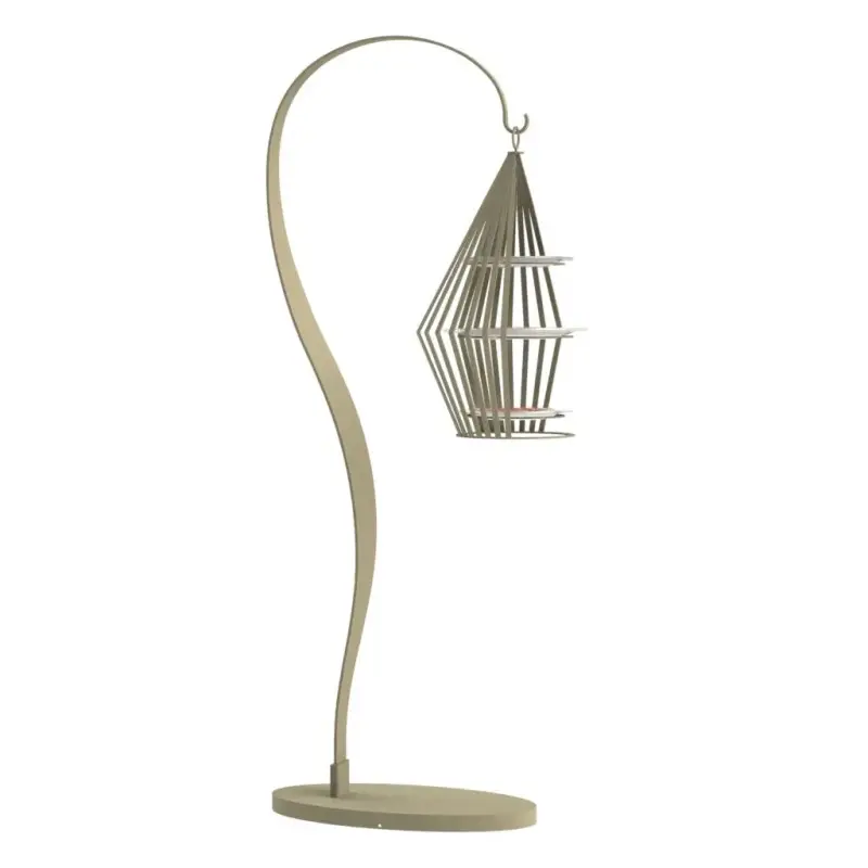 My Glass Studio Tea Stand, White - Set of 2 - 37.0 x 27.0 x 55 cm