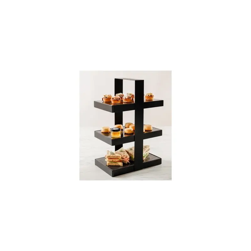My Glass Studio Tea Stand, Black - Set of 2 - 29.0 x 18.4 x 43.2 cm My Glass Studio Tea Stand, Black - Set of 2 - 29.0 x 18.4 x 43.2 cm