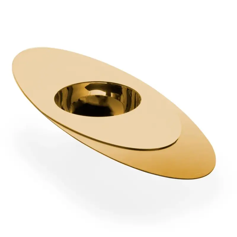 Designer Gold Plated Stainless Steel Pistache Centerpiece