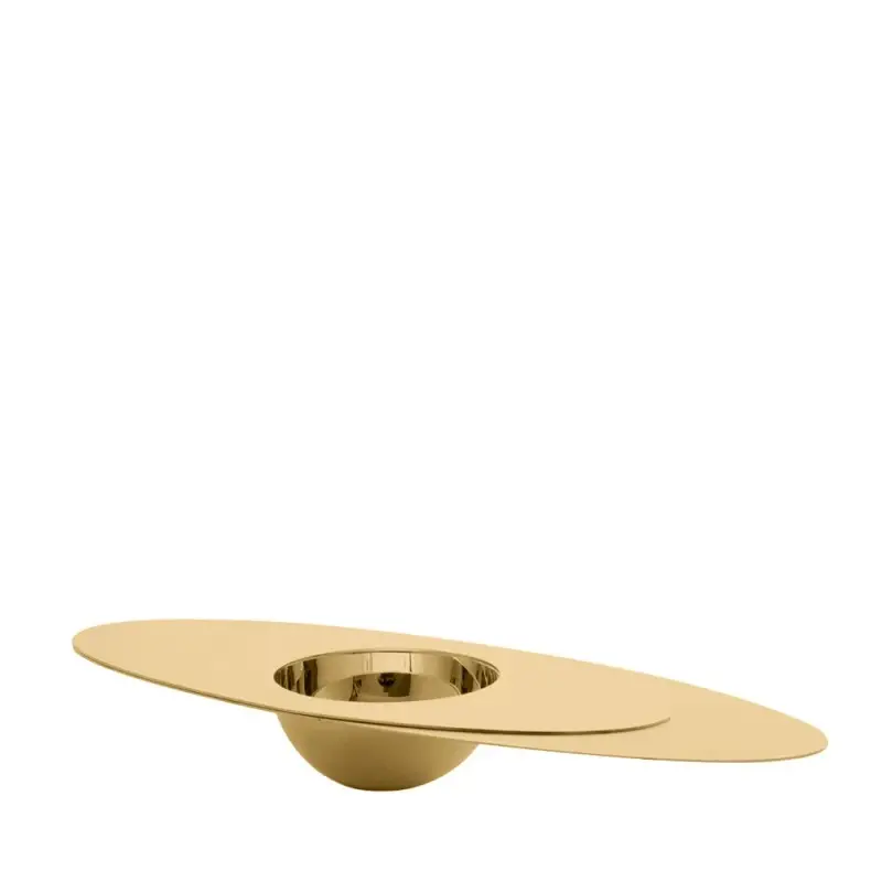 Designer Gold Plated Stainless Steel Pistache Centerpiece