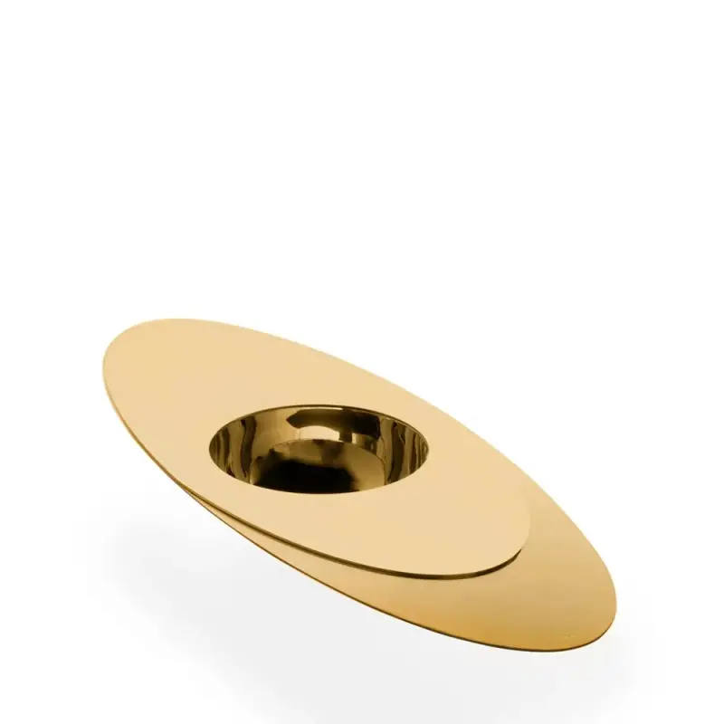 Designer Gold Plated Stainless Steel Pistache Centerpiece
