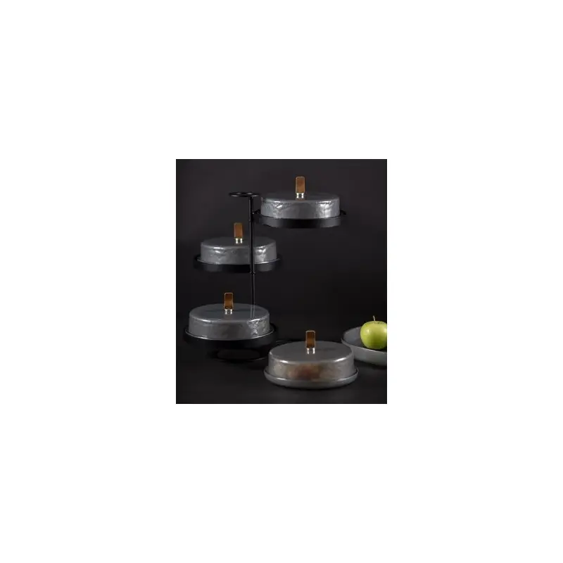 My Glass Studio Tea Stand, Clear - 38.1 x 35.7 x 34 cm
