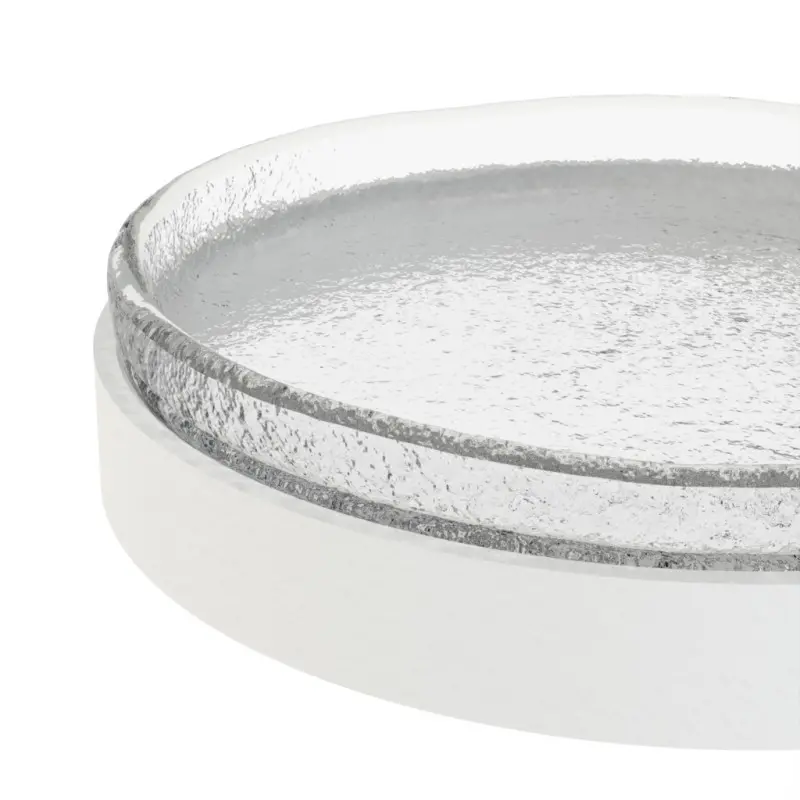 My Glass Studio Tea Stand, Clear - 30.7 x 28.7 x 34 cm