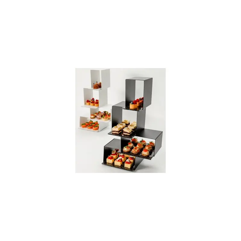 My Glass Studio Tea Stand, Black - 31.0 x 18.0 x 50 cm