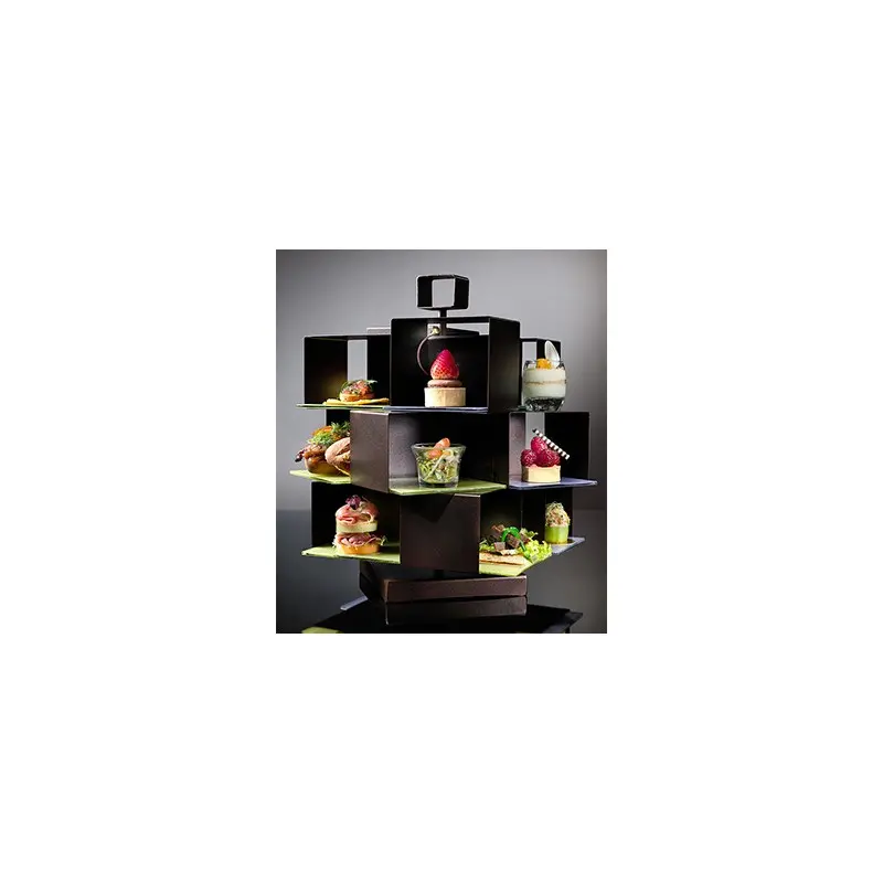 My Glass Studio Tea Stand, White - Set of 2 - 27.0 x 24.0 x 41 cm My Glass Studio Tea Stand, White - Set of 2 - 27.0 x 24.0 x 41 cm